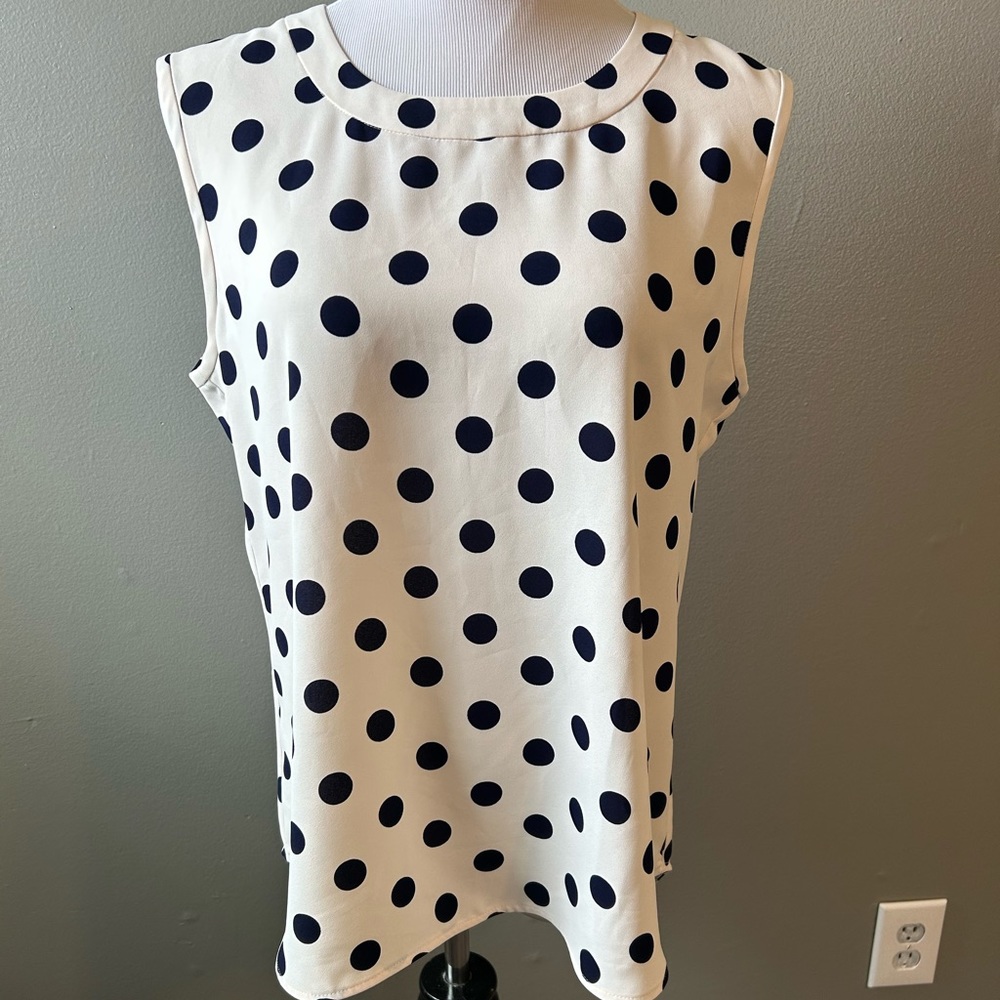 Anne Klein short sleeve dress top - Picture 1 of 5